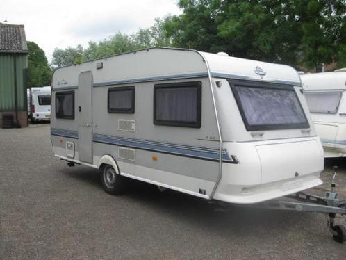 Hobby De Luxe 510 T bj 1994 met voortent, Caravans en Kamperen, Caravans, Bedrijf, tot en met 4, 1000 - 1250 kg, Standaardzit