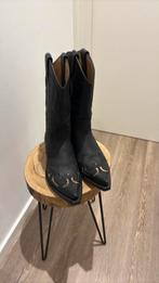 Sendra boots cowboylaarzen mt 37 zwart met python inleg, Hoge laarzen, Zwart, Ophalen of Verzenden, Zo goed als nieuw