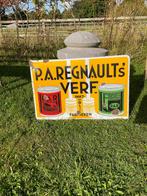 Antiek emaille verf reclamebord, Ophalen, Zo goed als nieuw, Reclamebord