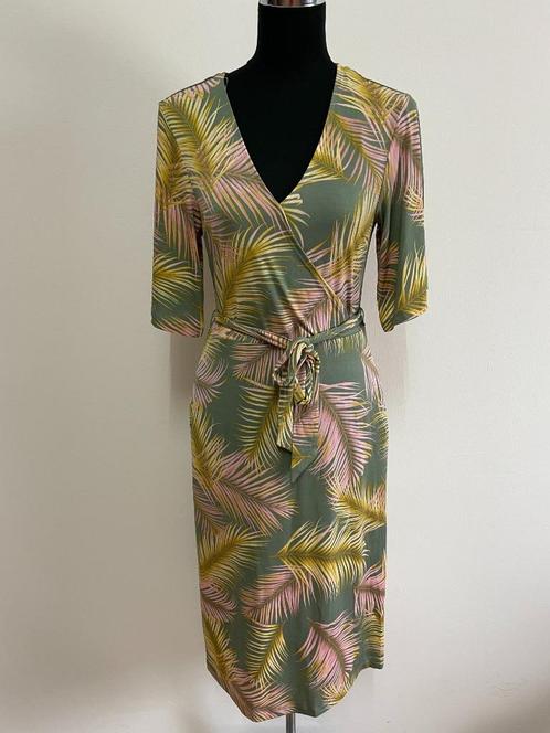 J185 - Nieuwe fleurige Hema jurk maat S (1), Kleding | Dames, Jurken, Nieuw, Maat 38/40 (M), Onder de knie, Ophalen of Verzenden