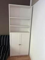 Witte Kast met Deuren en Planken, Ophalen, 50 tot 100 cm, Zo goed als nieuw, 150 tot 200 cm