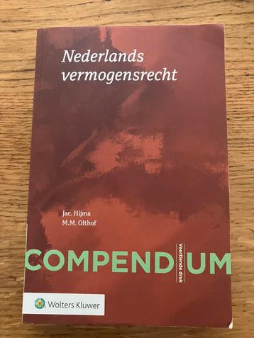 Compendium Nederlands vermogensrecht beschikbaar voor biedingen