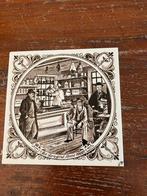 Tegel Plateelbakkerij Schoonhoven De Drogist Anno 1900, Antiek en Kunst, Antiek | Wandborden en Tegels, Ophalen of Verzenden