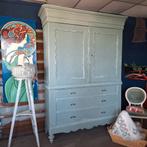 Brocante biedermeier kabinet, Ophalen