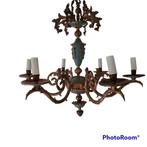 Goudkleurige, Olijfgroen kroonluchter, Ophalen of Verzenden, ., ., .