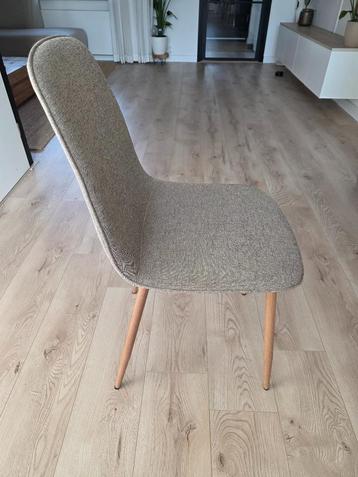 Eetkamer stoelen taupe JYSK BISTRUP (6 stuks) beschikbaar voor biedingen