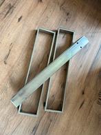 Vintage Chrome kastonderstel - Zonder Schroeven, Ophalen, Tafelpoot, Minder dan 50 cm, Gebruikt