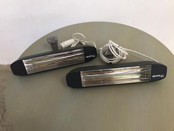 Te koop 2 stuks terras heaters serre verwarming beschikbaar voor biedingen