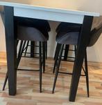 Bartafel  wit/zwart, Huis en Inrichting, Tafels | Statafels, Ophalen, Gebruikt