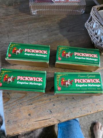 Vintage Pickwick Thee Pakjes - Douwe Egberts beschikbaar voor biedingen