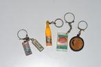 Sleutelhangers Van Nelle, Kick, Golden Wonder, fles & pinda, Ophalen of Verzenden, Gebruikt, Merk