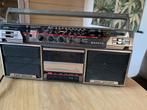 Sanyo M9704L Radio Cassetterecorder - Vintage Boombox, Ophalen of Verzenden, Gebruikt, Radio
