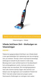 Vileda jetclean 3in1, Witgoed en Apparatuur, Stofzuigers, Ophalen, Gebruikt