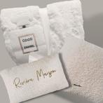 Faux fur plaid & 2 rivièra maison teddy pillowcover& 2 inner, Ophalen of Verzenden