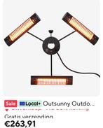 Terrasverwarmer niet gebruikt, Ophalen of Verzenden, Nieuw, Elektrisch, Parasol