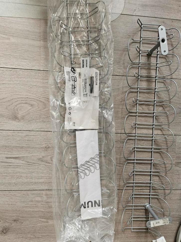 Ikea Signum Kabelgoot - Zilverkleur 70cm, Computers en Software, Pc- en Netwerkkabels, Nieuw, Ophalen