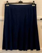 Velours rok, Blauw, Maat 46/48 (XL) of groter, Ophalen of Verzenden, Zo goed als nieuw