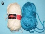 2 nieuwe bollen Hema Snelbreigaren creme en turquoise 100 gr, Ophalen of Verzenden, Nieuw, Breien of Haken, Wol of Garen