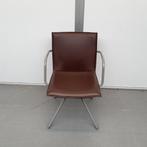 Arco design eetkamerstoel retro - bruin kunstleder, Huis en Inrichting, Ophalen of Verzenden, Bruin, Eén