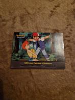 Pokémon Topps Kaart - Ash Vangt een Pokémon, Ophalen of Verzenden, Zo goed als nieuw, Losse kaart