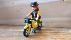 Playmobil figuur met gele scooter, Ophalen of Verzenden, Gebruikt, Los playmobil