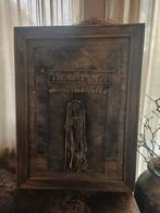 Groot landelijk,sober kalk schilderij, Huis en Inrichting, Ophalen, Zo goed als nieuw, Schilderij, 75 cm of meer