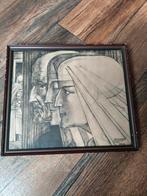 prent van Jan Toorop titel bezonkenheid-meditatie-vuur, Ophalen of Verzenden