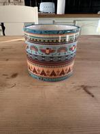 Gekleurde bloempot 10,5 cm h x 11,5 cm b, Tuin en Terras, Bloempotten, Rond, Nieuw, Ophalen of Verzenden, Aardewerk