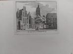 476 / De Groote kerk te Schoonhoven Gravure H. Spilman, Ophalen of Verzenden
