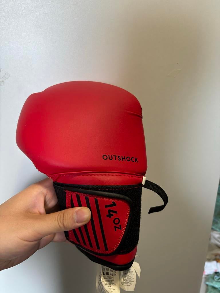 bokshandschoenen en stootkussens (boxing gloves and pads), Ophalen, Bokshandschoenen