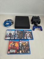 Playstation 4 Slim 500GB met 3 controllers en 5 spellen, Spelcomputers en Games, Spelcomputers | Sony PlayStation 4, 500 GB, Ophalen of Verzenden