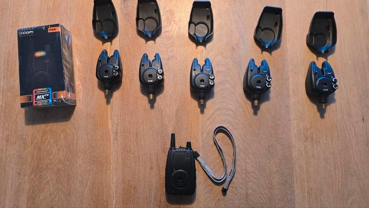 Fox MXR+ 5+2 beetmelders - zgan, meerkleurig!!, Watersport en Boten, Hengelsport | Karpervissen, Zo goed als nieuw, Overige typen