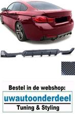 Diffuser L+ R Carbon Voor Bmw 4 serie F32 F33 F36 M Pakket, Ophalen of Verzenden, Automotive Parts, A.parts@hotmail.nl, Trasmolenlaan 12 3447 GZ Woerden