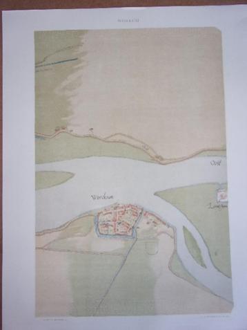 Woudrichem. Plattegrond van de stad door Jacob van Deventer beschikbaar voor biedingen