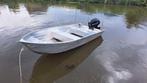 Qwest 370 evt Mercury 9.9 pk 4 takt, Watersport en Boten, Ophalen, Gebruikt, Tot 10 pk, Aluminium