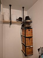 Kapstok buizen over na verbouwing, Ophalen, Gebruikt, 100 tot 150 cm, Met plank(en)