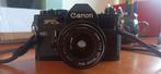 Canon FTb camera met Cosina f2.8 28mm macro lens + uv filter, Audio, Tv en Foto, Fotocamera's Analoog, Ophalen of Verzenden, Spiegelreflex