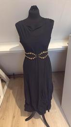 Elsewhere unieke travel stof jurk 38, Kleding | Dames, Jurken, Maat 38/40 (M), Zwart, Ophalen of Verzenden, Zo goed als nieuw