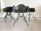 Vitra Eames kuipstoelen basalt grijs dar, Huis en Inrichting, Stoelen, Ophalen of Verzenden, Zo goed als nieuw, Vier, X
