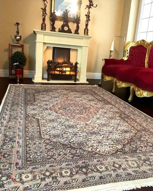 Perzisch tapijt handgeknoopt Bidjar Oosters vloerkleed wol,, Huis en Inrichting, Stoffering | Tapijten en Kleden, Gebruikt, 200 cm of meer