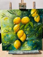 Lemon schilderij 40*40 olieverf, Ophalen of Verzenden