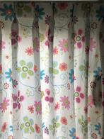 Leuke gordijnen met bloemenmotief, 150 tot 200 cm, Ophalen of Verzenden, Zo goed als nieuw, Wit