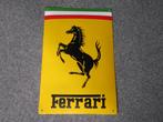 FERRARI EMAILLE RECLAMEBORD, Ophalen, Zo goed als nieuw, Reclamebord