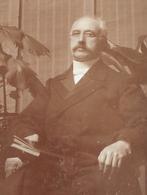 Oude CDV kabinetfoto, ca. 1900 O.Wolthuis Leens, Verzamelen, Ophalen of Verzenden