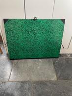 Grote tekenmap / kunstenaarsmap 80 x 61 cm – groen gemarmerd, Ophalen, Zo goed als nieuw, Overige typen