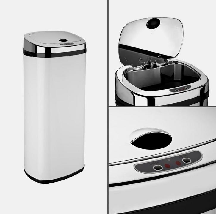 Dihl 30L Witte Sensor Keuken Afvalbak Automatisch prullenbak, Huis en Inrichting, Woonaccessoires | Prullenbakken, Nieuw, Kunststof
