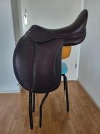 Edix Tudor bruin 18 inch, Dieren en Toebehoren, Paarden en Pony's | Zadels, Ophalen of Verzenden, Zo goed als nieuw, Dressuur