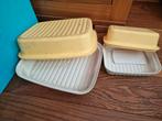 Tupperware brooddoos en kaasdoos, Ophalen of Verzenden, Gebruikt, Geel, Overige typen