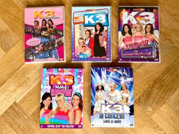 5x K3 DVD’s met oa. Mamase, Ardennen en Wondermachine beschikbaar voor biedingen