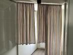 2 leuke gestreepte overgordijnen, Ophalen, Gebruikt, 100 tot 150 cm, 200 cm of meer